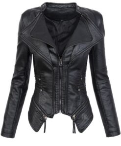 Gothic Faux Leather PU Jacket