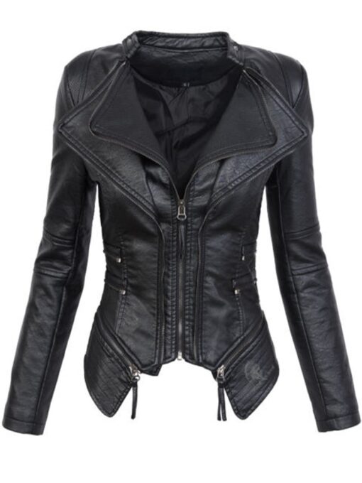 Gothic Faux Leather PU Jacket