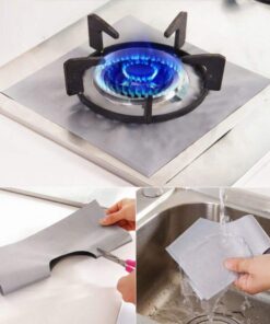 4-Pcs Reusable Gas Stove Top Covers Protectors