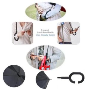 Double Layer Reverse Folding Umbrella