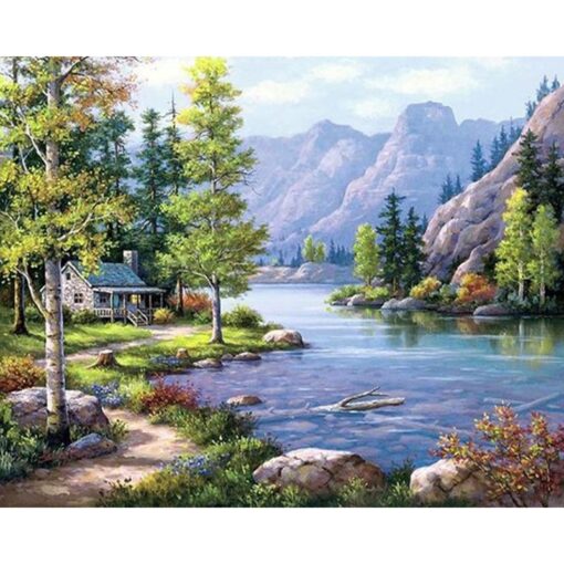 Landscape Scenery  Diamond Painting Full Square