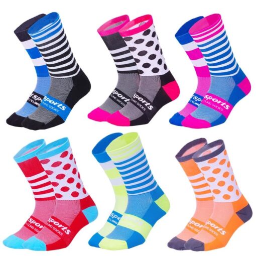 Personality Cycling Men Women Compression Running Sock