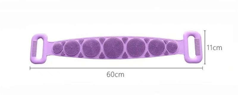 Magic Silicone Brushes Bath Towels Rubbing Back Mud Peeling Body Massage Shower Extended Scrubber Skin Clean Shower Brushes