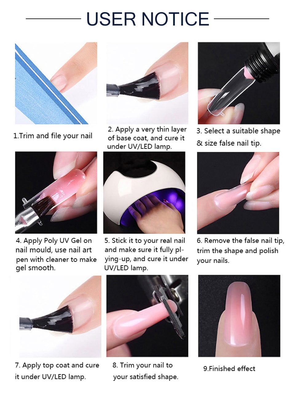 How To Apply Polygel Nails At Home!  