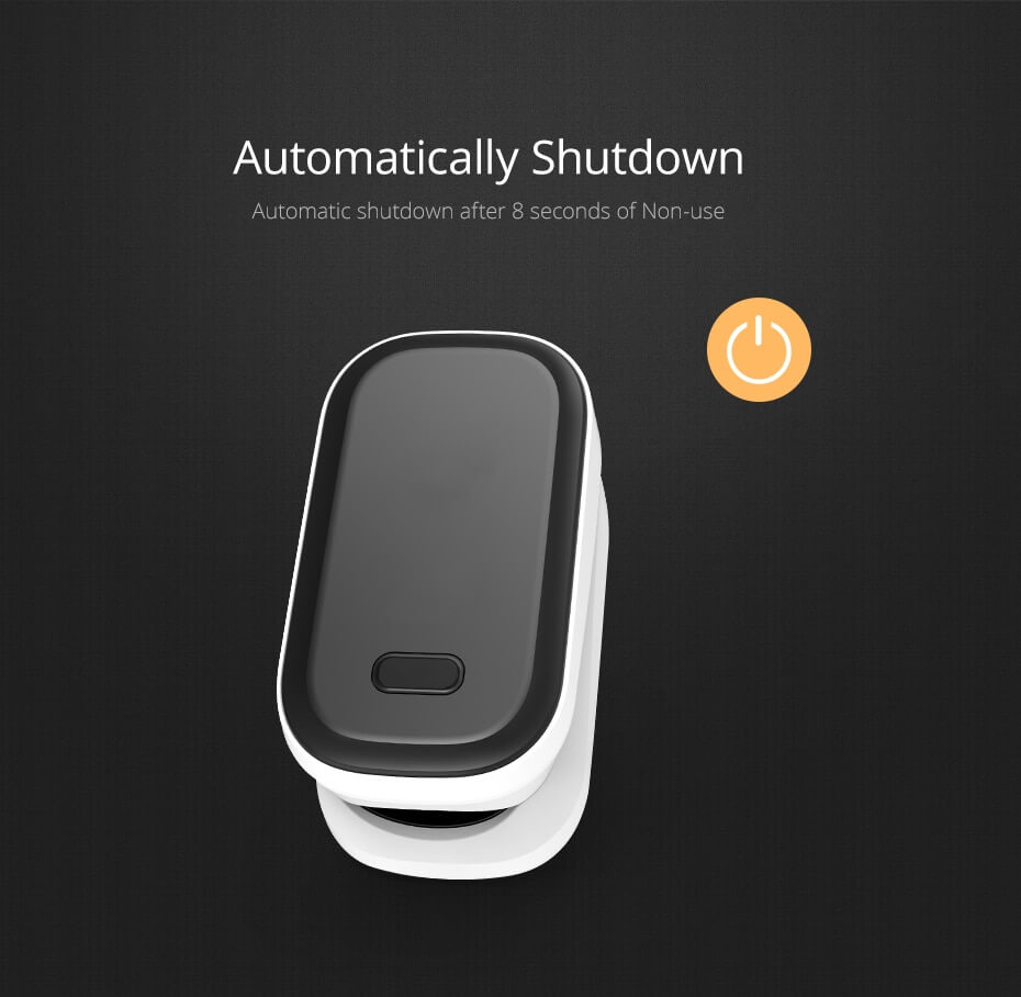finger pulse oximeter auto shutdown