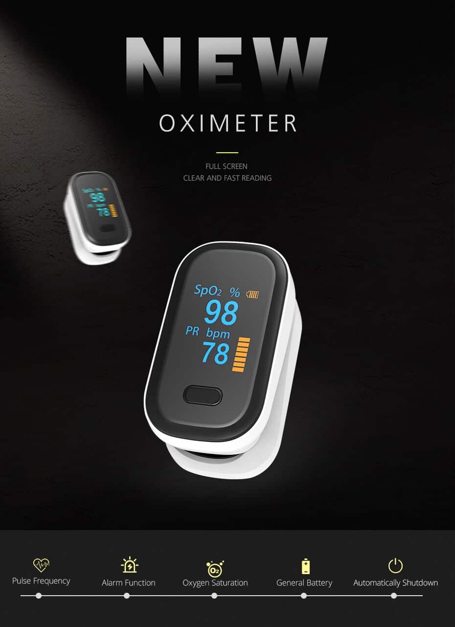 Best Pulse Oximeter For Home Use | Blood Oxygen Saturation Meter