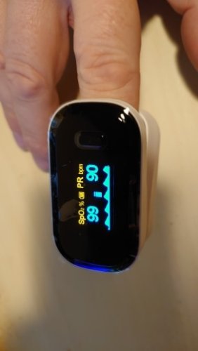 Best Pulse Oximeter For Home Use | Blood Oxygen Saturation Meter photo review