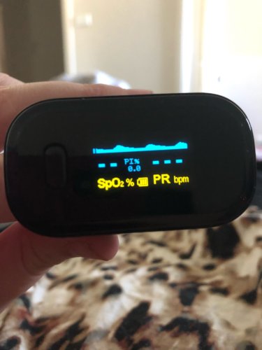 Best Pulse Oximeter For Home Use | Blood Oxygen Saturation Meter photo review