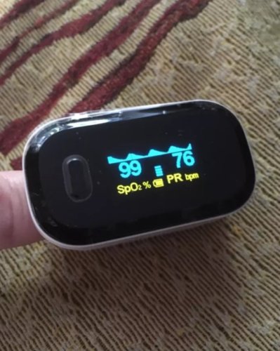 Best Pulse Oximeter For Home Use | Blood Oxygen Saturation Meter photo review