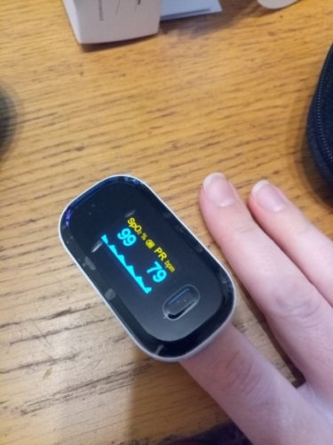 Best Pulse Oximeter For Home Use | Blood Oxygen Saturation Meter photo review