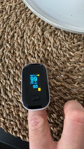 Best Pulse Oximeter For Home Use | Blood Oxygen Saturation Meter photo review